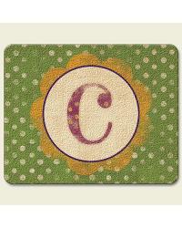 Monogram C Fun Cutting Board by  Highland Graphics 