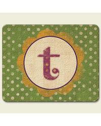 Monogram T Fun Cutting Board by  Highland Graphics 