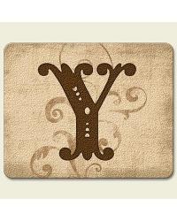Monogram Y Traditional Cutting Board by  Highland Graphics 