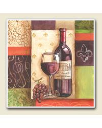 Brie and Bordeaux Coaster Set