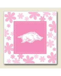 Pink Arkansas Razorbacks Coaster Set