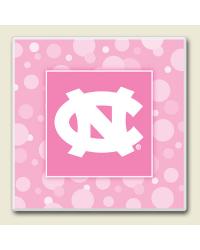 Pink North Carolina Tarheels Coaster Set
