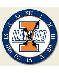 Illinois Illini Wall Clock