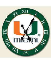 Miami Hurricanes Wall Clock