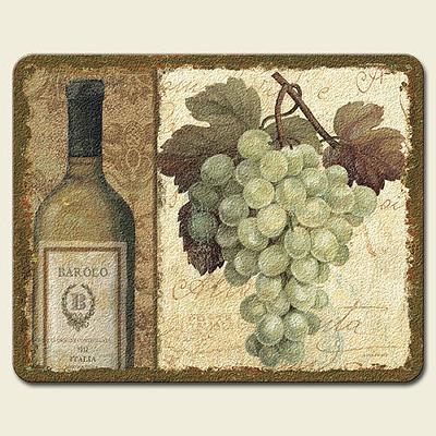 coasters,coaster set,coaster sets,stone coaster set,cutting board,bamboo cutting board,bamboo cutting boards,tempered glass cutting board,kitchen accessories,wine,wine and cheese,grapes,grapewine,wine and grapes Chateau Small Cutting Board