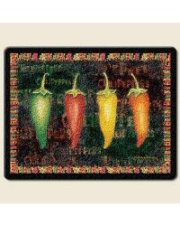 Chili Peppers Small Cutting Board