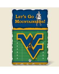 West Virginia Mountaineers Desk Clock