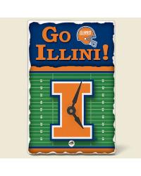 Illinois Illini Desk Clock
