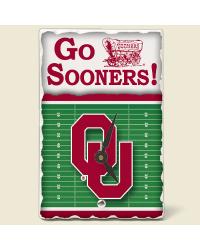 Oklahoma Sooners Desk Clock
