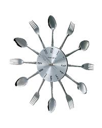 Metal Spoons Wall Clock