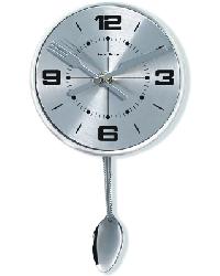 Stainless Spoon Pendulum Wall Clock