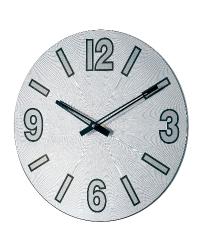 Wooden Silver Panara Clock