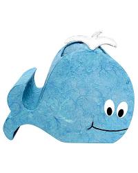 Willy the Whale Light Blue Gray