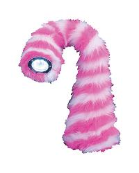 Nessie Table Lamp LONG Fur Pink/White