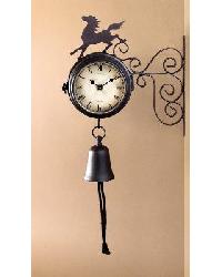 Horse Design Metal Wall Clock