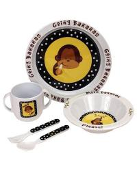 Funky Monkey 5PC Dish Set