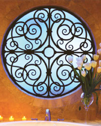 Window Grilles - Removeable Window Grilles - Window Treatments  - Traceries - Ornamental Grilles - Wall Grilles