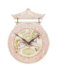 Carousel 13 Inch Wall Clock