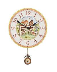 Little Barnyard 13 Inch Wall Clock