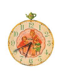 Little Girls 13 Inch Wall Clock