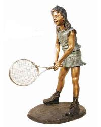 28600 Girl Playing Tennis