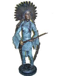 28913 War Indian Chief w/Gun