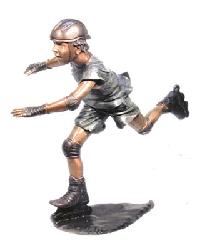 71008  Rollerblade Boy, Right Leg Up