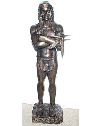 BA-4944 Standing Indian w/Pipe