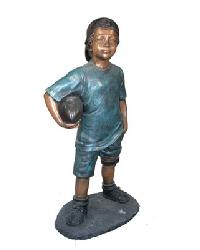 BQ-E356 Boy Holding Football
