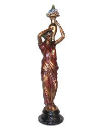 JS-399 Lady w/Jar Flower