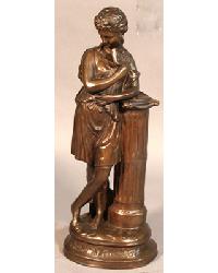 TF1-171 Girl Leaning on Column