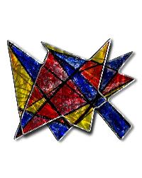 Acute Angles Blue, Red, Yellow, Black
