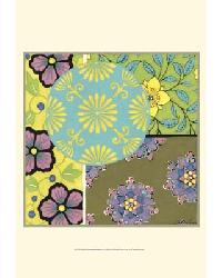 33911D Small Blooming Medallion I by  Gango Editions 