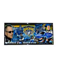 Mark Martin Framed Panoramic
