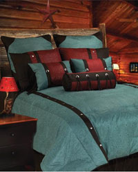 Cheyenne Turquoise Comforter Set Turquoise