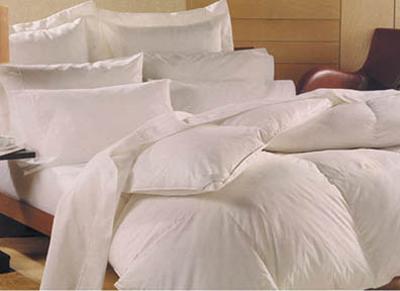 Checkered Print Luxury Down Comforters - 900 Thread Count