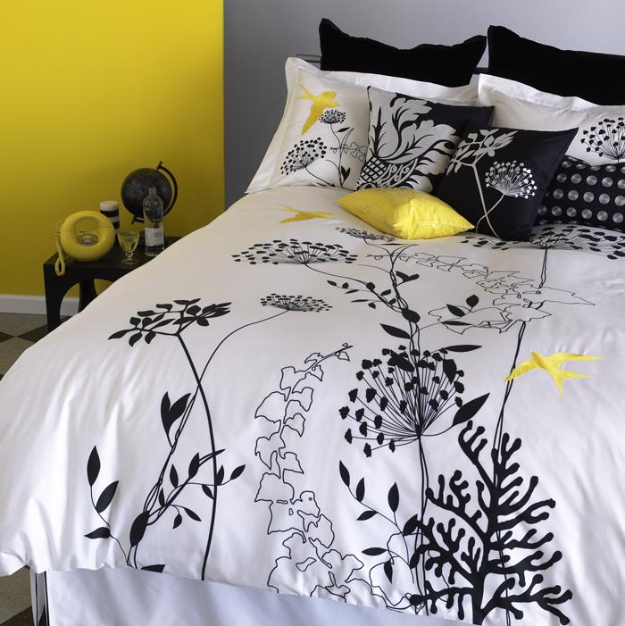 Anis Yellow Duvet Cover Set InteriorDecorating