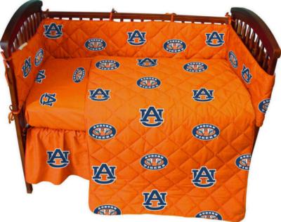 College Covers Auburn Tigers Crib Bedding Set  College Baby Bedding