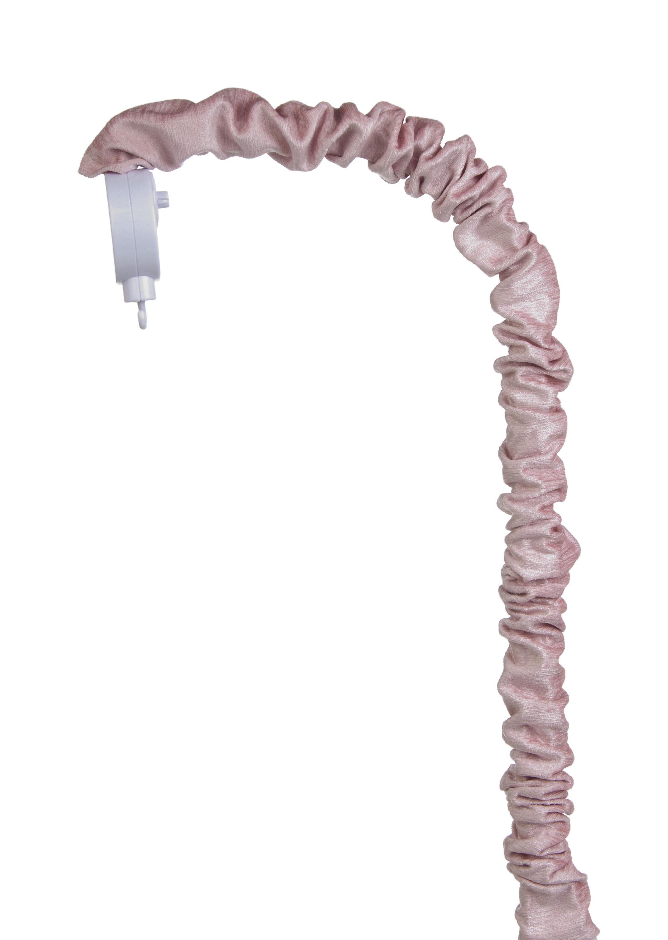 French Pink Velvet Mobile Arm Cover Glenna Jean InteriorDecorating