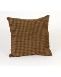 Zoe Brown Textured Velvet Pillow