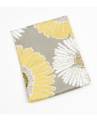 Maya Yellow Flower Fitted Crib Sheet