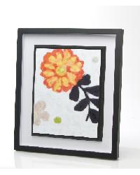 Sydney Orange Flower Framed Wall Art