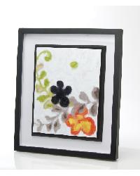 Sydney Black Flower Framed Wall Art