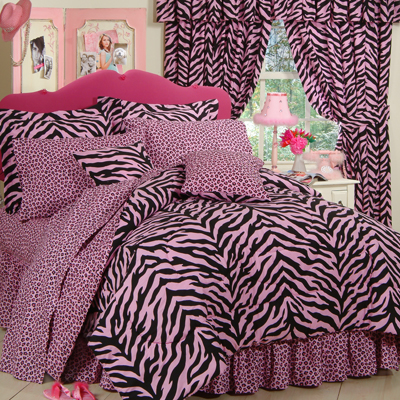 Complete Bedding Sets on Pink Zebra Print Bedding Set Search Results