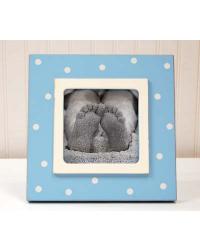 Blue Dot Picture Frame