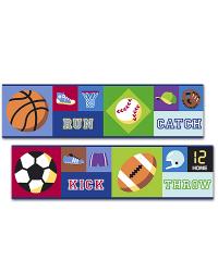 Sports Wallpaper, Borders and Stickers - MLB - Baseball - NBA - Basketball - NCAA - College - NFL - Football - Soccer - Fathead Wall Stickers