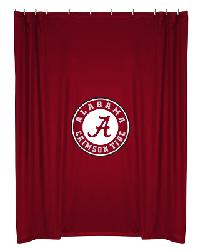 Alabama Crimson Tide Locker Room Shower Curtain