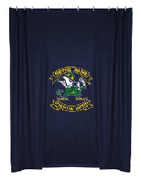 Notre Dame Fighting Irish Locker Room Shower Curtain by  Sports Coverage, Inc. 