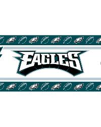 Philadelphia Eagles NFL Wall Border Dimensions: 5in x 15'L