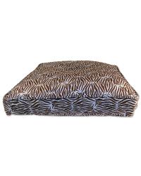 Zebra Blue Pet Bed